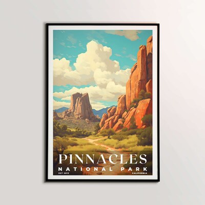 Pinnacles National Park Poster, Travel Art, Office Poster, Home Decor | S6 - image2